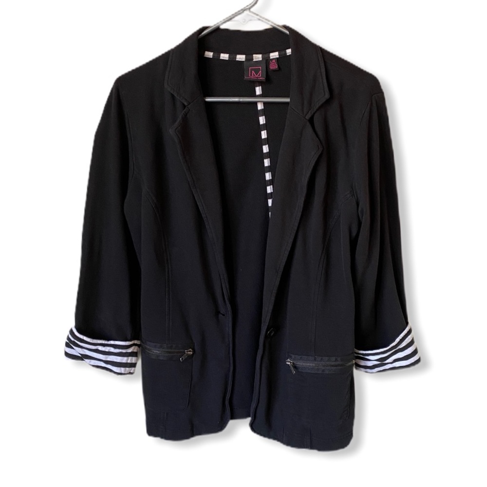 Material Girl- Soft Cotton Jersey Blazer